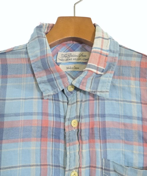 REMI RELIEF（レミレリーフ）カジュアルシャツ 青 サイズ:S メンズ/2200648035084