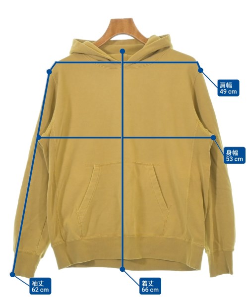 REMI RELIEF（レミレリーフ）パーカー 黄 サイズ:M メンズ/2200654160022