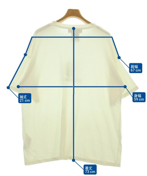 REMI RELIEF（レミレリーフ）Tシャツ・カットソー 白 サイズ:XL メンズ
