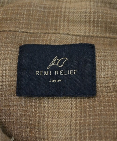 REMI RELIEF（レミレリーフ）カジュアルシャツ 茶 サイズ:L メンズ/2200721708072