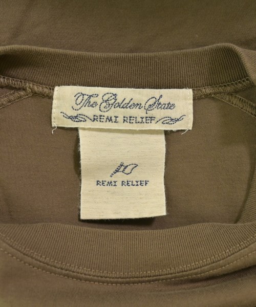 REMI RELIEF（レミレリーフ）Tシャツ・カットソー 茶 サイズ:L メンズ/2200721214689