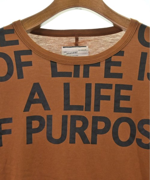 SHAREEF（シャリーフ）Tシャツ・カットソー 茶 サイズ:1(S位) メンズ/2200481532054