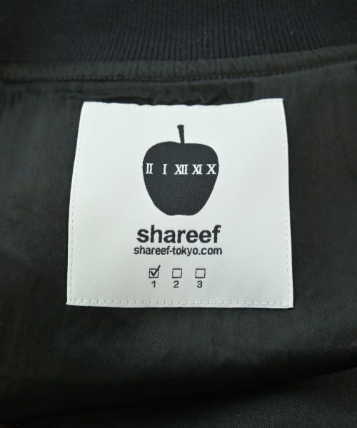 SHAREEF（シャリーフ）ブルゾン 黒 サイズ:1(S位) メンズ/2200636930018