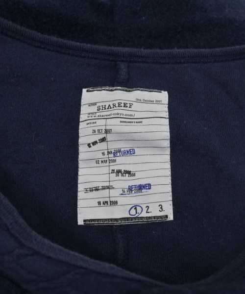 SHAREEF（シャリーフ）Tシャツ・カットソー 紺 サイズ:1(S位) メンズ/2200626043162