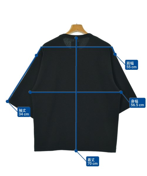 SHAREEF（シャリーフ）Tシャツ・カットソー 黒 サイズ:1(S位) メンズ/2200629098107