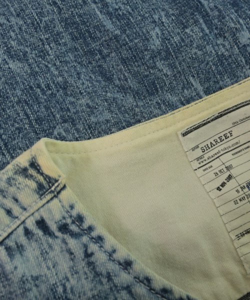 SHAREEF（シャリーフ）カジュアルシャツ 青 サイズ:1(S位) メンズ/2200610085048