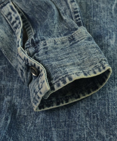 SHAREEF（シャリーフ）カジュアルシャツ 青 サイズ:1(S位) メンズ/2200610085048