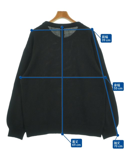 SHAREEF（シャリーフ）ニット・セーター 黒 サイズ:2(M位) メンズ/2200624621010