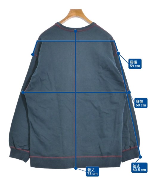 SHAREEF（シャリーフ）スウェット 紺 サイズ:2(M位) メンズ/2200612527058