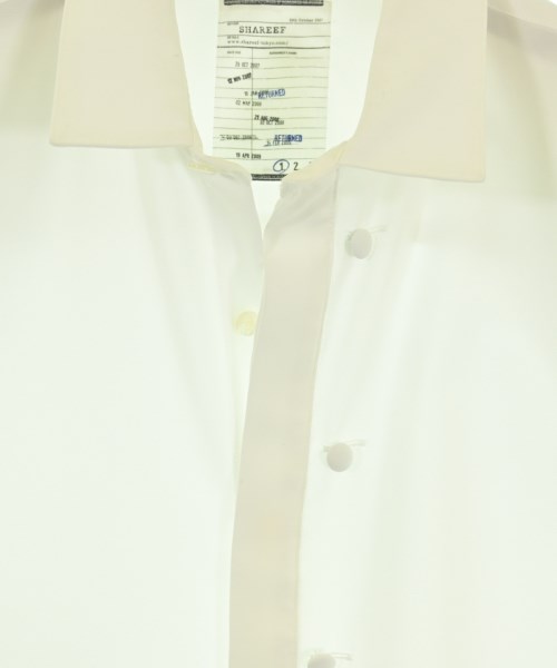 SHAREEF（シャリーフ）カジュアルシャツ 白 サイズ:1(S位) メンズ/2200620340823