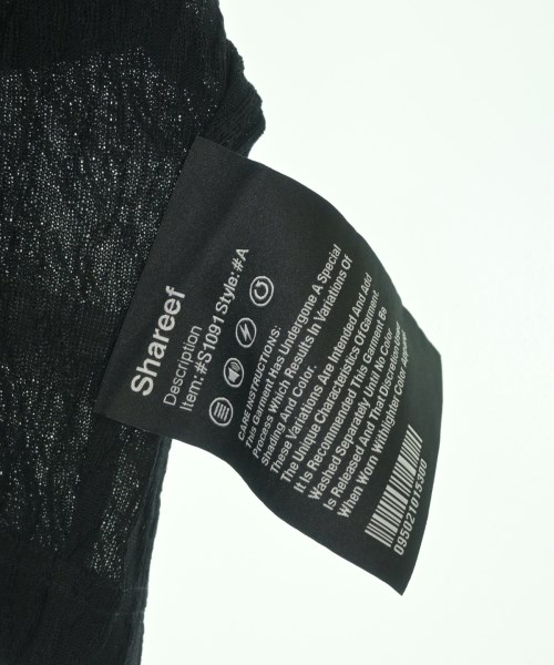 SHAREEF（シャリーフ）Tシャツ・カットソー 黒 サイズ:2(M位) メンズ/2200616185056
