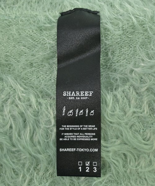 SHAREEF（シャリーフ）ニット・セーター 緑 サイズ:2(M位) メンズ/2200633784133