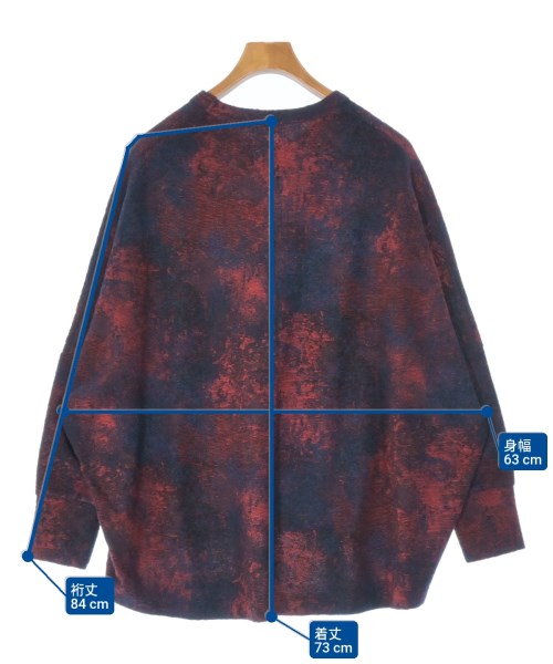 SHAREEF（シャリーフ）ニット・セーター 紺 サイズ:1(S位) メンズ/2200671472023