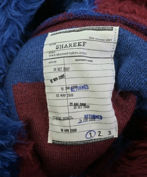 SHAREEF（シャリーフ）パーカー 青 サイズ:1(S位) レディース/2200675684026