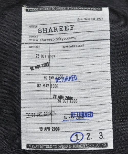 SHAREEF（シャリーフ）その他 茶 サイズ:-(XXL位) メンズ/2200692738122