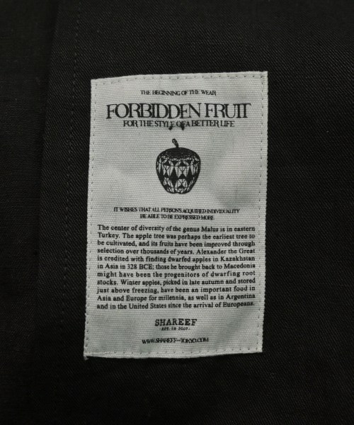 SHAREEF（シャリーフ）ステンカラーコート 黒 サイズ:2(M位) メンズ/2200653357430