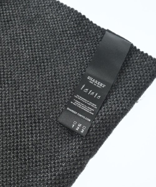 SHAREEF（シャリーフ）マフラー 黒 サイズ:- メンズ/2200659006073