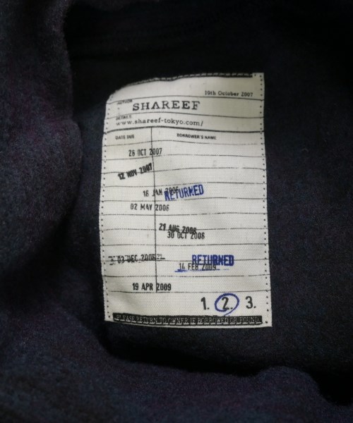 SHAREEF（シャリーフ）ニット・セーター 紺 サイズ:2(M位) メンズ/2200713654097