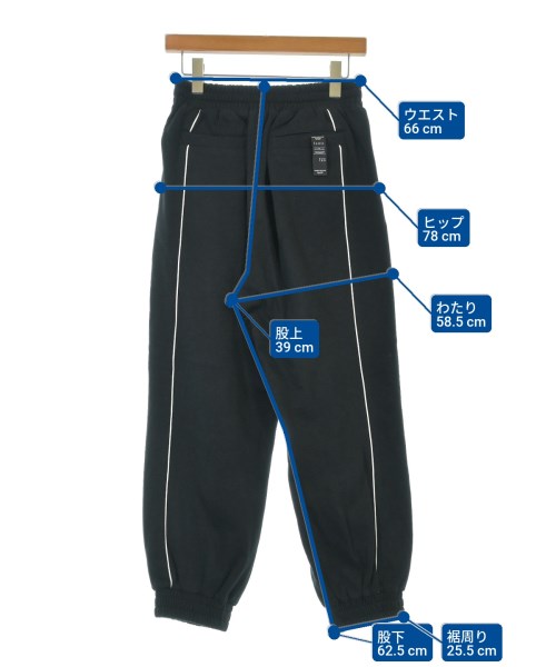 SHAREEF（シャリーフ）スウェットパンツ 黒 サイズ:1(S位) メンズ/2200646324081