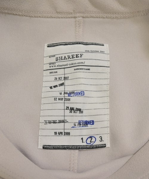 SHAREEF（シャリーフ）Tシャツ・カットソー ベージュ サイズ:2(M位) メンズ/2200650781108