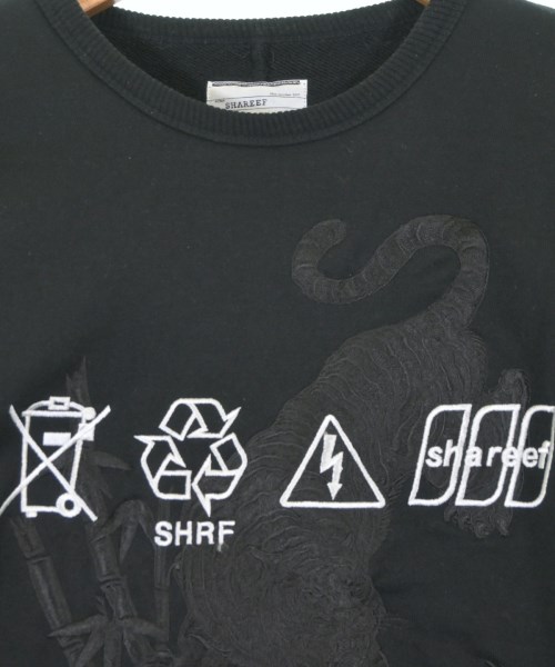SHAREEF（シャリーフ）スウェット 黒 サイズ:1(S位) メンズ/2200654337028