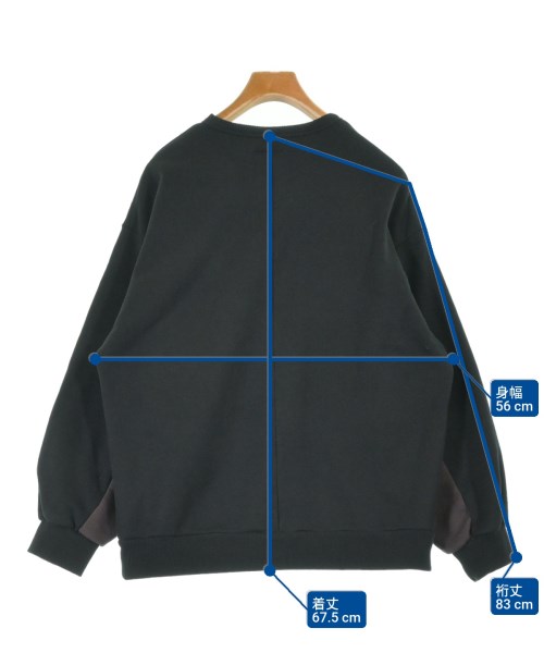 SHAREEF（シャリーフ）スウェット 黒 サイズ:1(S位) メンズ/2200654337028