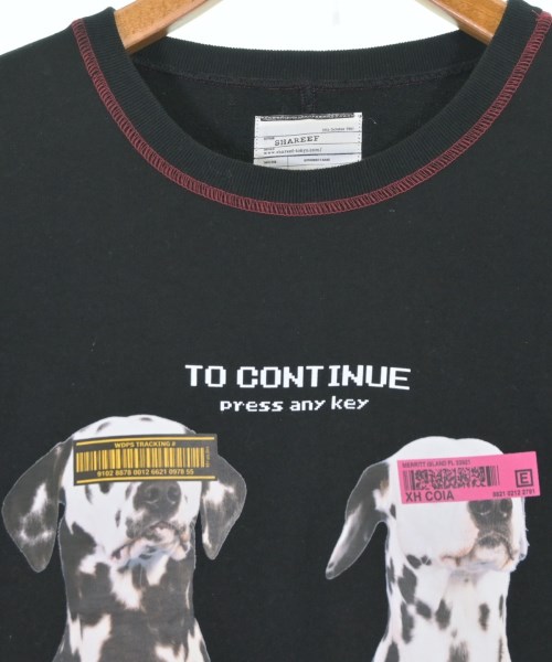 SHAREEF（シャリーフ）スウェット 黒 サイズ:1(S位) メンズ/2200654337035