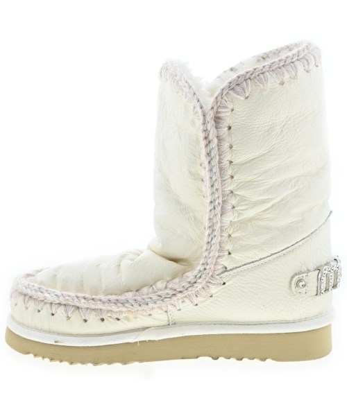 mou（モウ）ブーツ 白 サイズ:-(24.5cm位) レディース/2200656403202