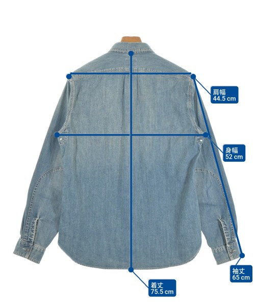 J.CREW（ジェイクルー）カジュアルシャツ 青 サイズ:S メンズ/2200619167042