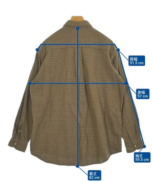 J.CREW（ジェイクルー）カジュアルシャツ 茶 サイズ:M メンズ/2200654032138