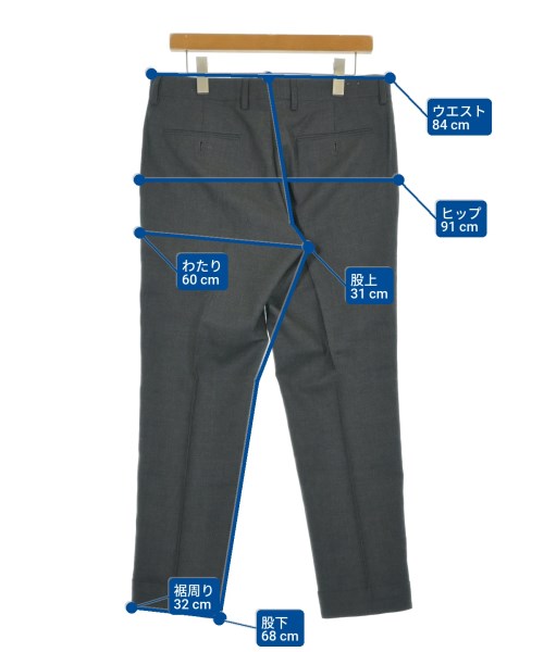 J.CREW（ジェイクルー）スラックス グレー サイズ:32(L位) メンズ/2200660336084