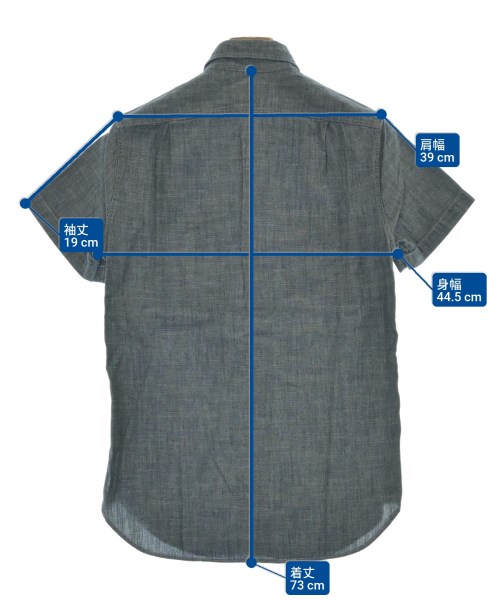 J.CREW（ジェイクルー）カジュアルシャツ 紺 サイズ:XS メンズ/2200640083052