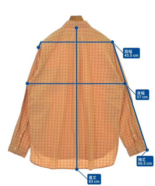 J.CREW（ジェイクルー）カジュアルシャツ オレンジ サイズ:L メンズ/2200686156031