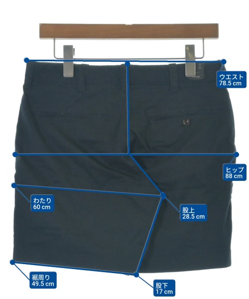J.CREW（ジェイクルー）ショートパンツ 紺 サイズ:30(M位) メンズ/2200688139049