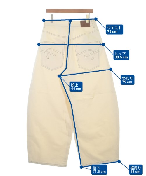 CIAOPANIC（チャオパニック）デニムパンツ 白 サイズ:L メンズ/2200668338127