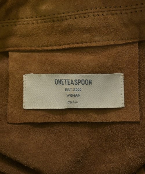 one tea spoon（ワンティースプーン）カジュアルシャツ 茶 サイズ:S レディース/2200728193017