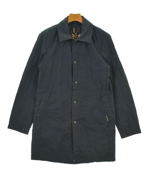 LAVENHAM(ラベンハム)ステンカラーコート 紺 サイズ:36(S位)/2200634080067