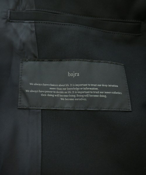 bajra（バジュラ）カジュアルジャケット 黒 サイズ:2(M位) メンズ/2200620395281