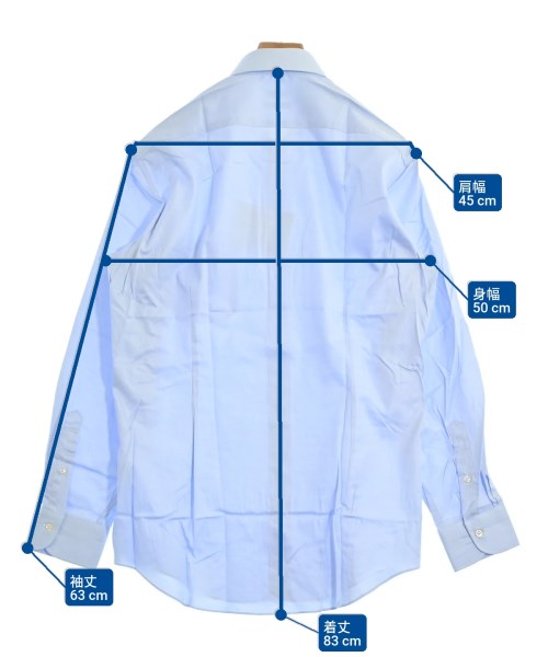 FAIRFAX（フェアファックス）カジュアルシャツ 青 サイズ:42(XL位) メンズ/2200623473085