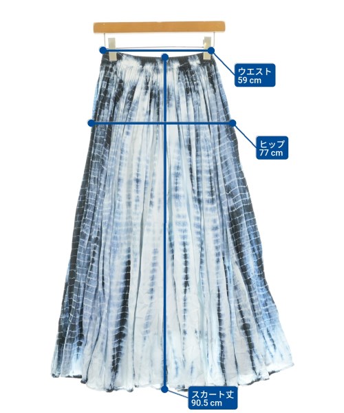 MARIHA（マリハ）ロング・マキシ丈スカート 青 サイズ:-(XS位) レディース/2200638620085