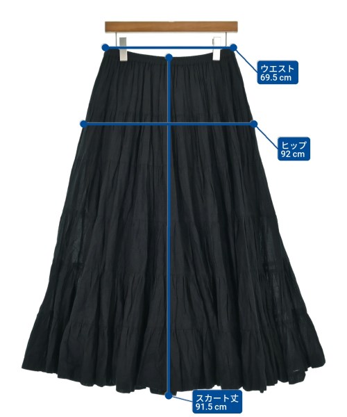 MARIHA（マリハ）ロング・マキシ丈スカート 黒 サイズ:36(S位) レディース/2200631667254