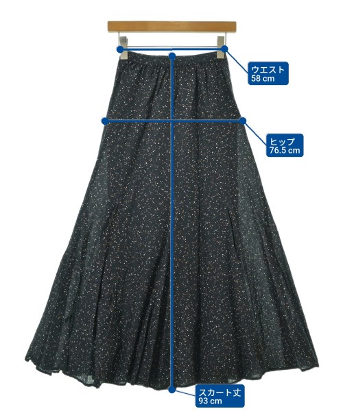MARIHA（マリハ）ロング・マキシ丈スカート 紺 サイズ:36(S位) レディース/2200644572613