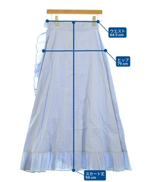 MARIHA（マリハ）ロング・マキシ丈スカート 青 サイズ:36(S位) レディース/2200644575294