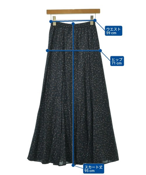 MARIHA（マリハ）ロング・マキシ丈スカート 紺 サイズ:36(S位) レディース/2200644585583