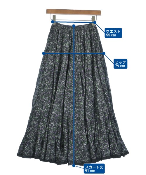 MARIHA（マリハ）ロング・マキシ丈スカート 黒 サイズ:38(M位) レディース/2200619542078