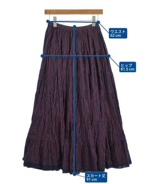 MARIHA（マリハ）ロング・マキシ丈スカート 紺 サイズ:-(XS位) レディース/2200627051012