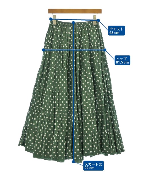 MARIHA（マリハ）ロング・マキシ丈スカート 緑 サイズ:-(M位) レディース/2200611323040