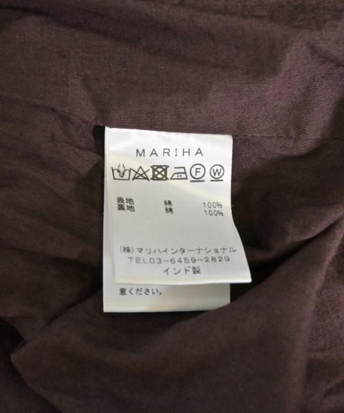 MARIHA（マリハ）ワンピース 茶 サイズ:-(M位) レディース/2200614232059