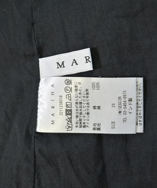 MARIHA（マリハ）ワンピース 黒 サイズ:36(S位) レディース/2200705969062