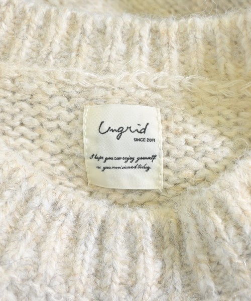UNGRID（アングリッド）ニット・セーター ベージュ サイズ:F レディース/2200674101012